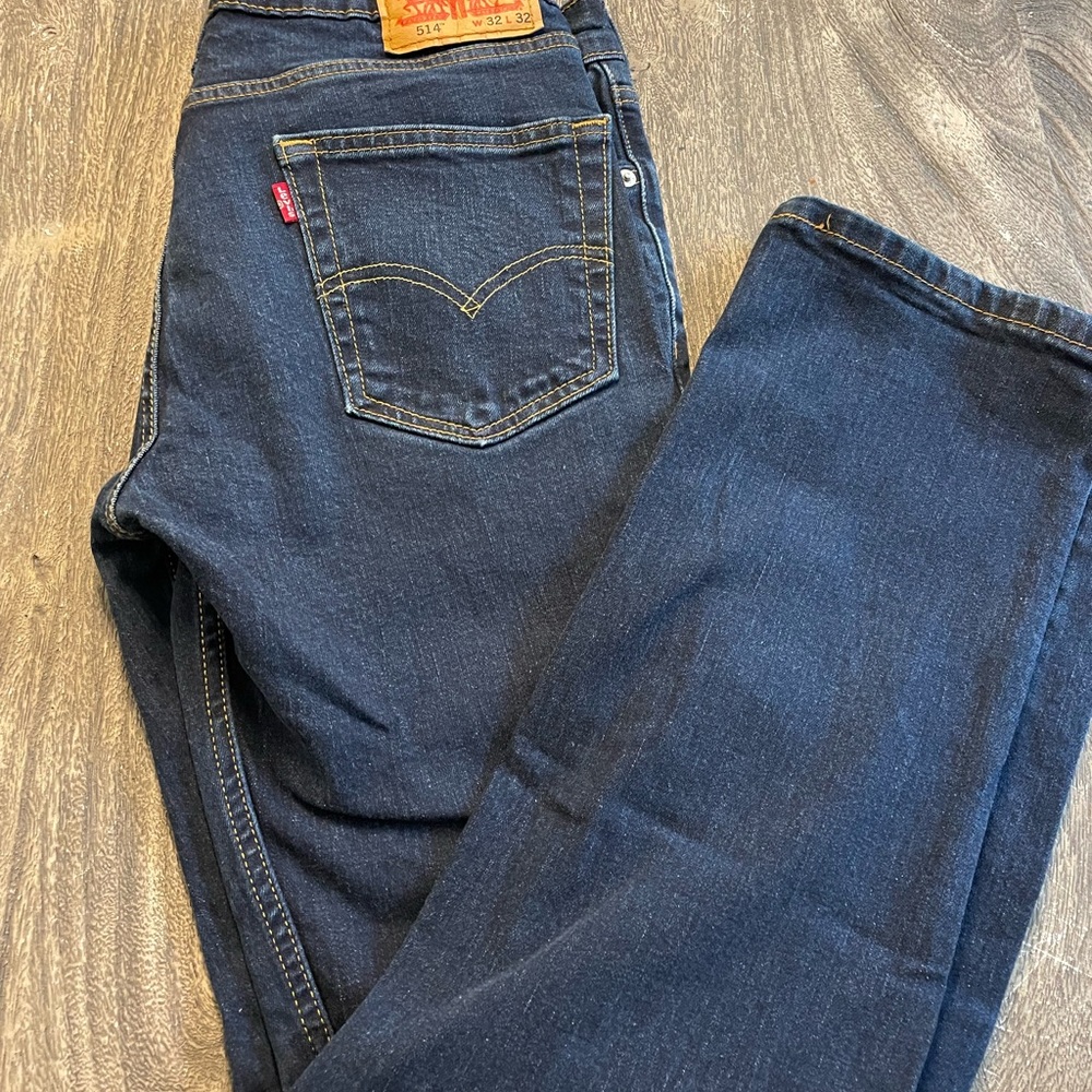 Levi's Dark Blue Denim Jeans